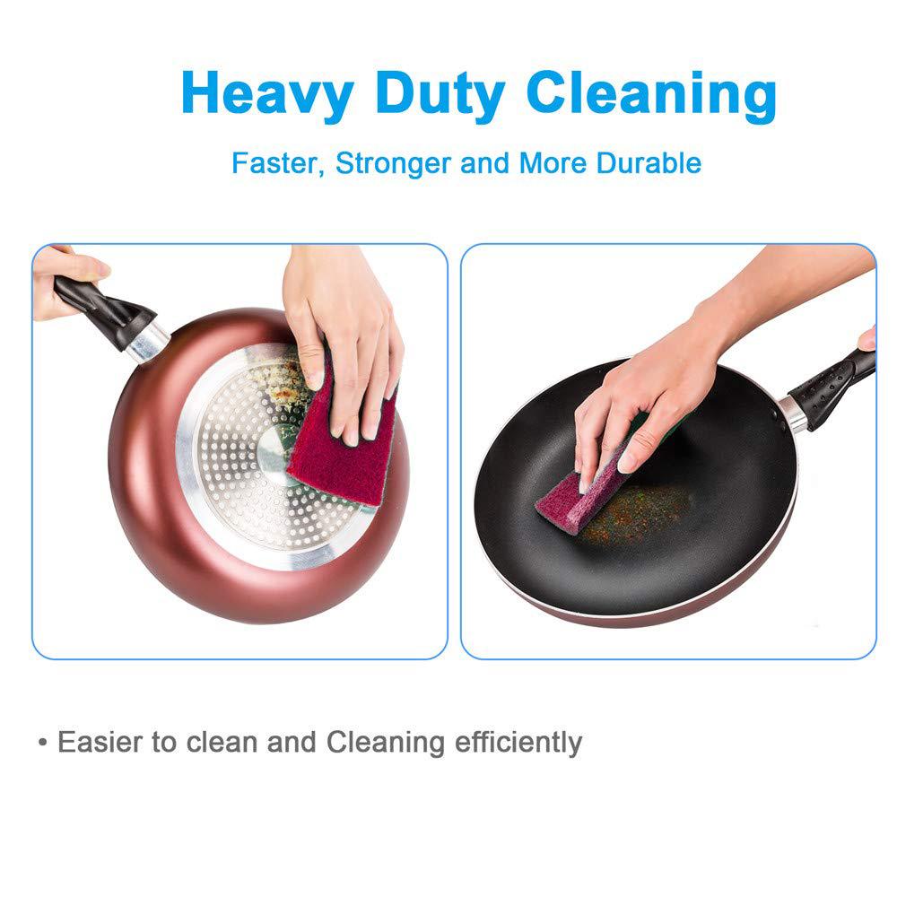 Kitchen Scrubber Pads For Utensilstiles Cleaning (Pack Of 4) - Happy Price - Image 4