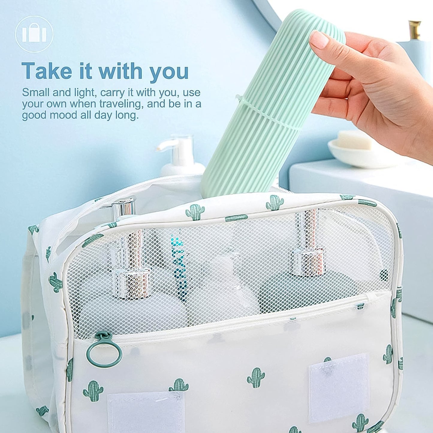 Capsule Shape Travel Toothbrush Toothpaste Case Holder (Multicolor 3 Pcs Set) - Happy Price - Image 3