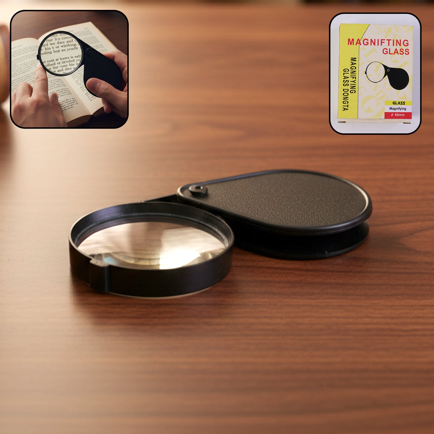 Portable Handheld Magnifier with Protective Case (1 Pc) - Happy Price - Image 2