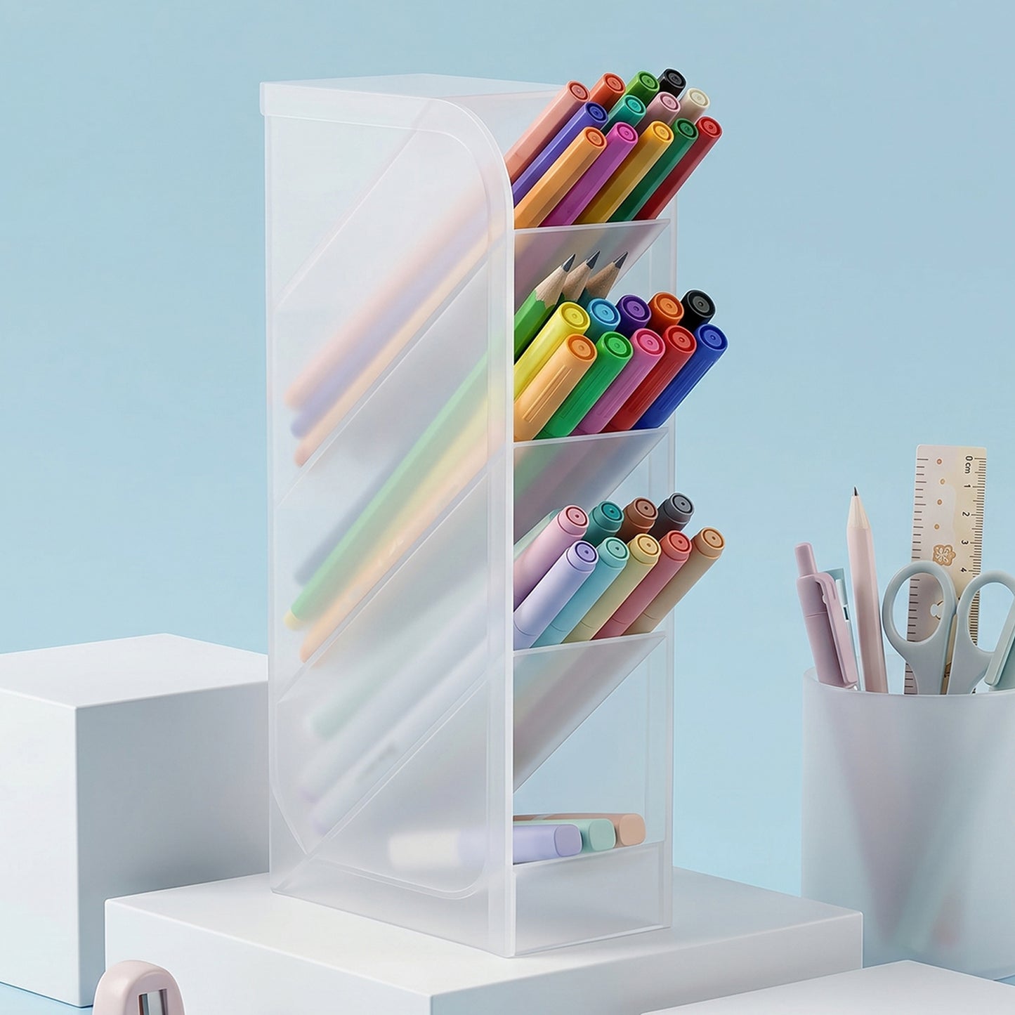Plastic Multi-storage Holder 1 Pc Perfect For Storing Pens Markers