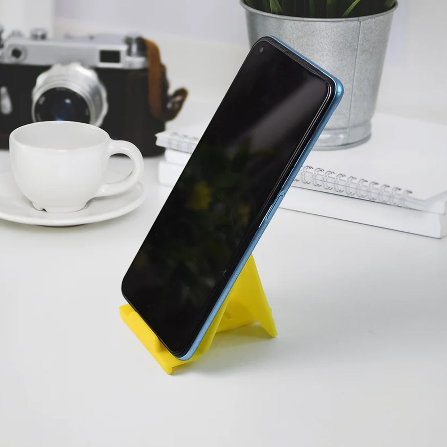 Adjustable Foldable Plastic Mobile Phone Stand (6 Pc Mix Color) - Happy Price - Image 5
