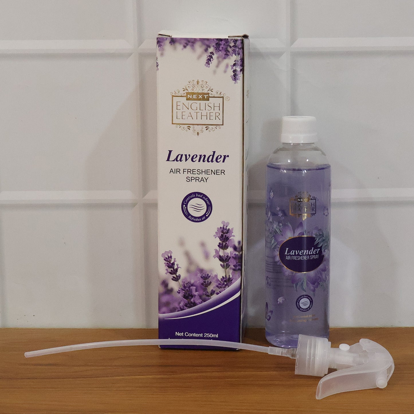 Next English Leather Lavender Air Freshener Spray 250 ML - Calming Floral Scent - Great Price - Image 7