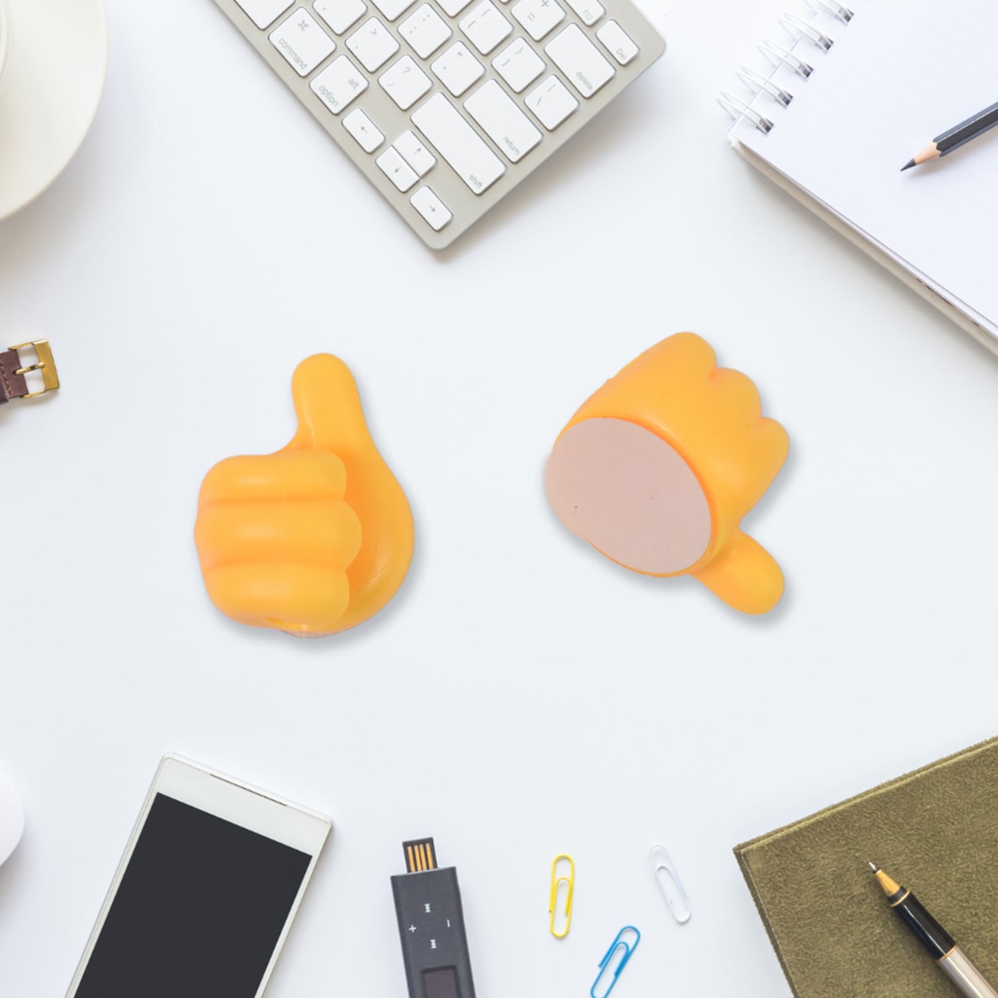 Self Adhesive Hooks For Cable Clips Desktop Cable Organizer (6 Pcs Set Mix Design) - Happy Price - Image 3