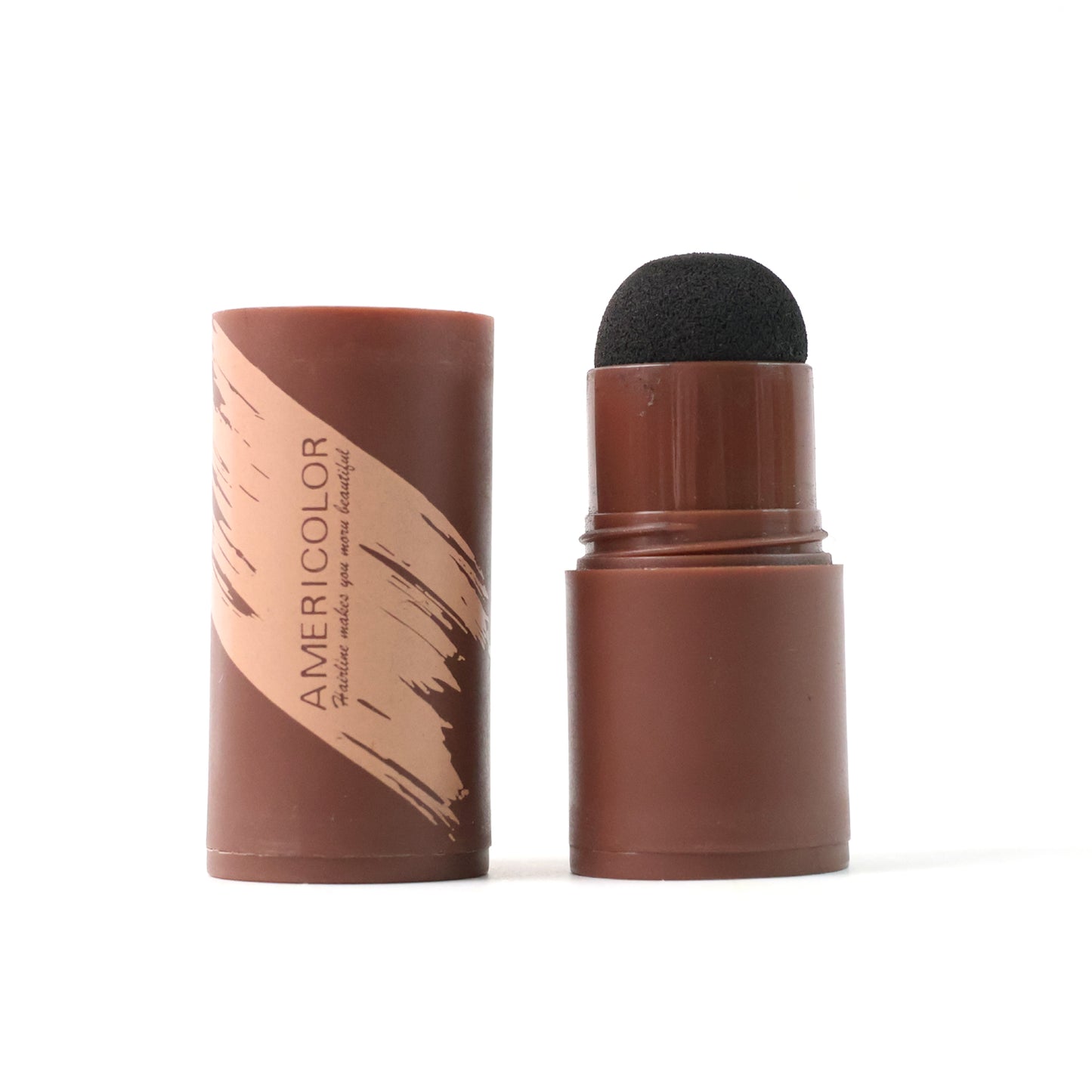 2-in-1 Hairline & Eyebrow Contour Powder Stick with Cushion Puff - Happy Price - Image 5