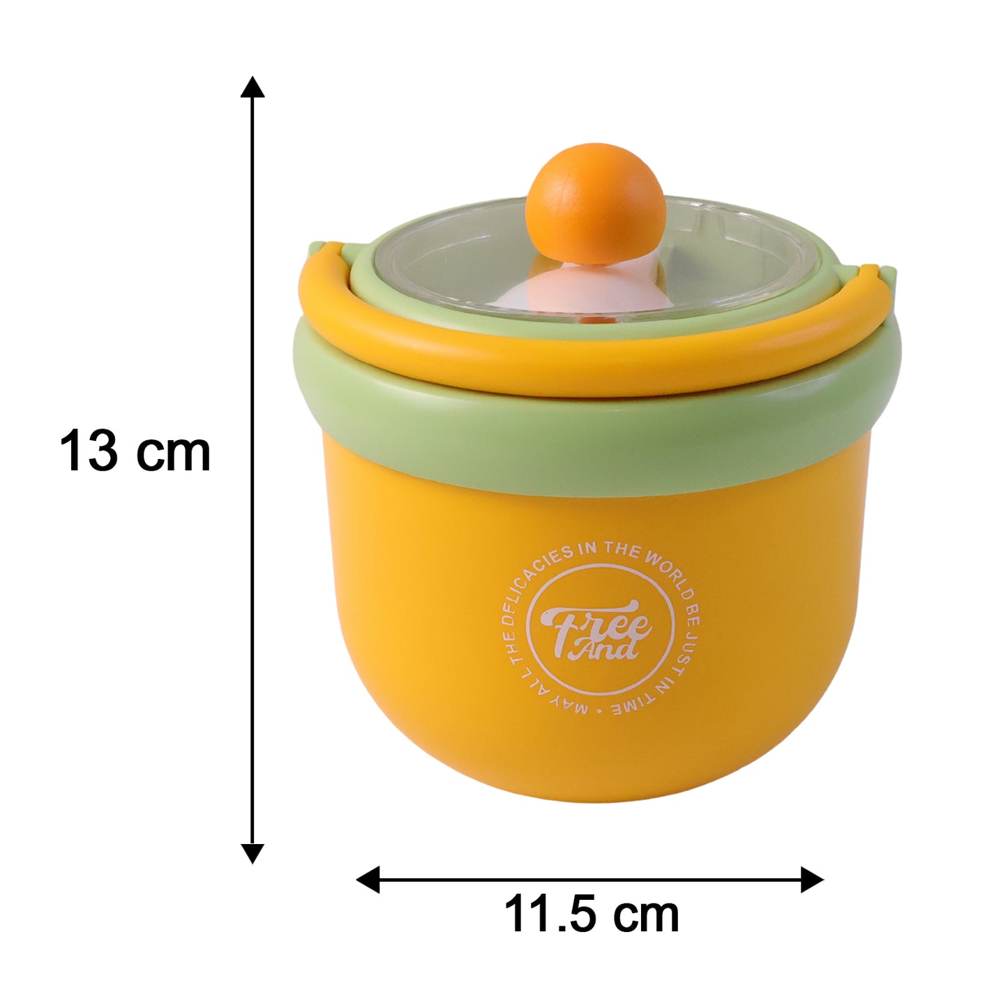 Cute Stainless Steel Lunch Box - 600 ML with Spoon - Great Price - Image 5