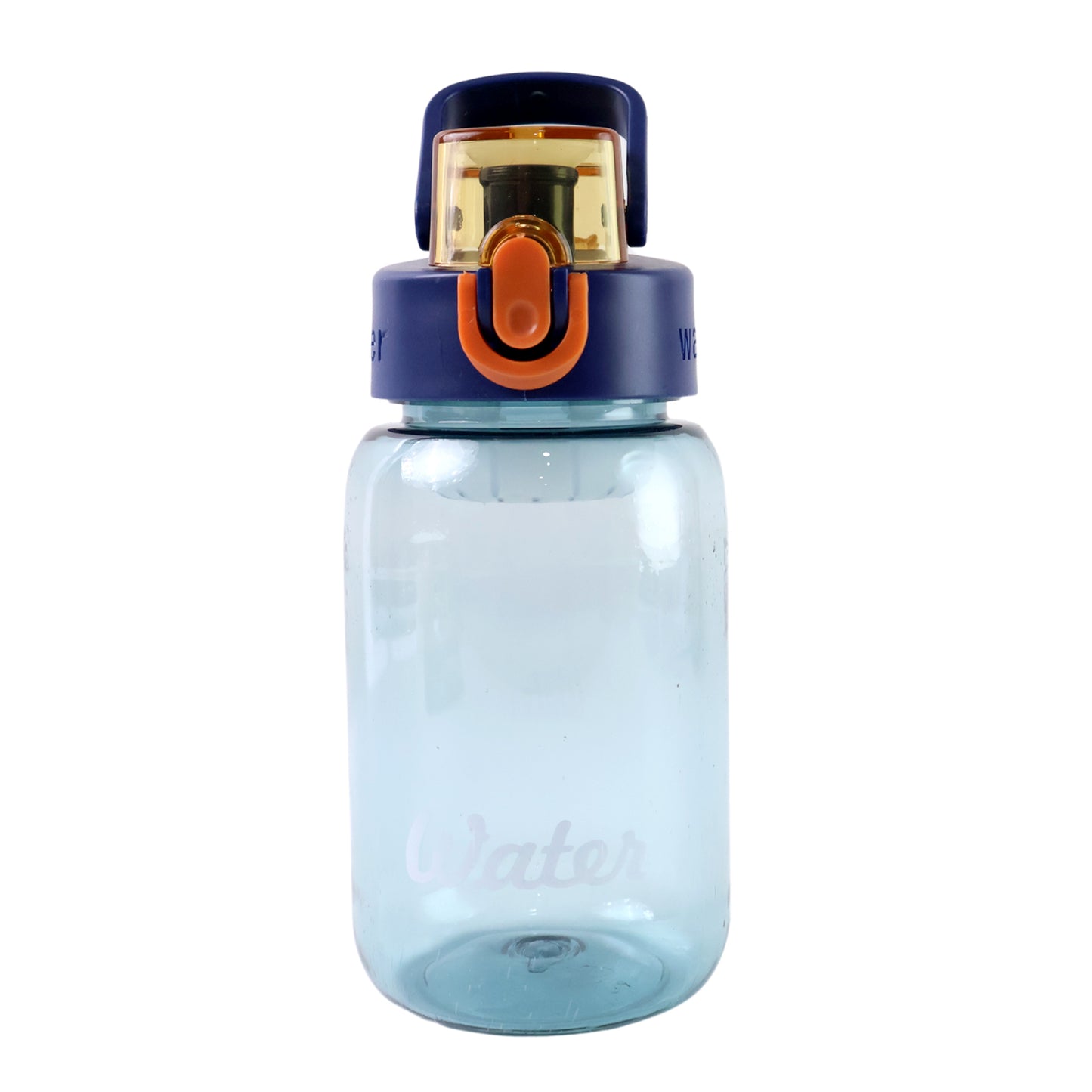 Blue Plastic Leak-proof Flip Cap Safty Lock Water Bottle (600ml Approx 1 Pc) - Happy Price - Image 4