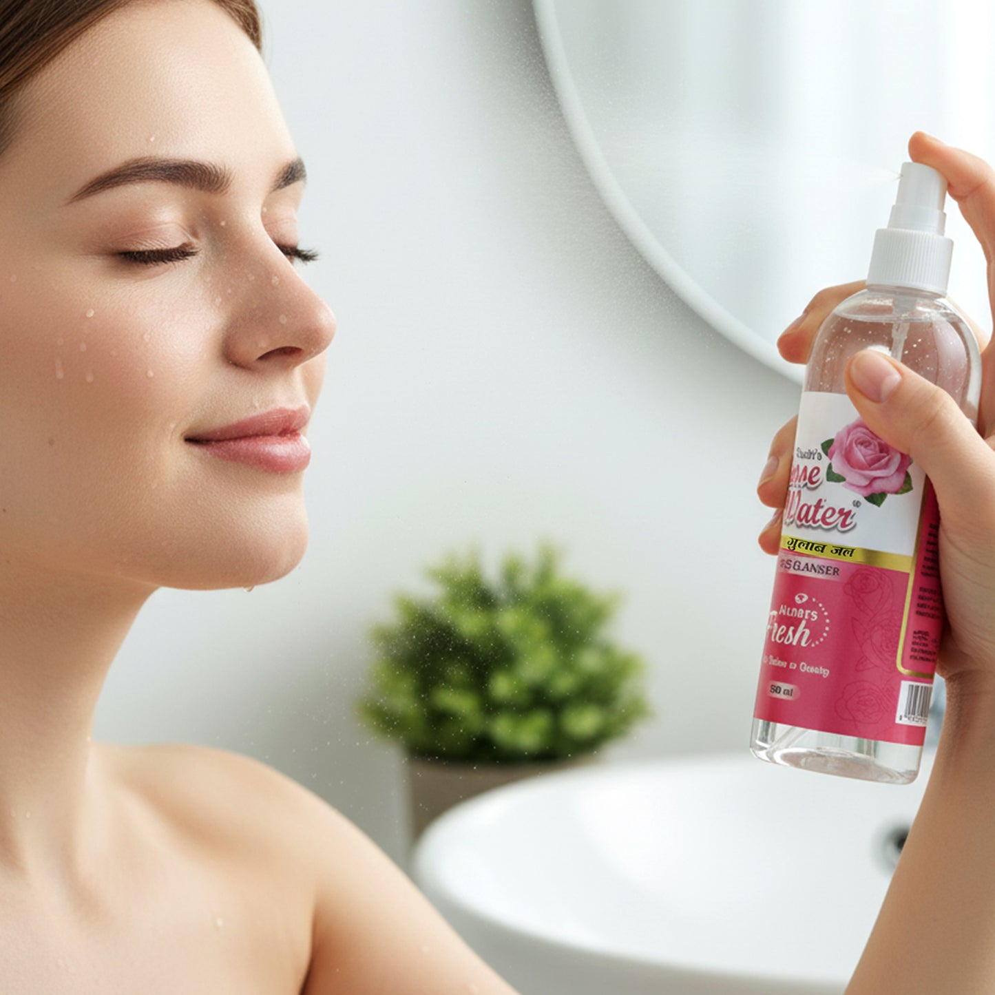 Rose Water Face Mist Spray - 500 ML Refreshing Toner for Skin Hydration - Great Price - Image 5