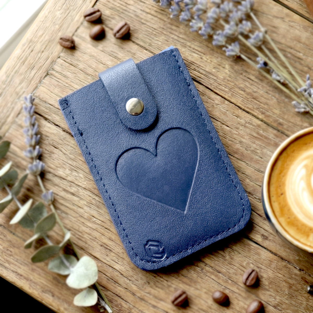 Slim RFID Protected Card Holder Wallet with Heart Design - 1 Pc - Happy Price - Image 3