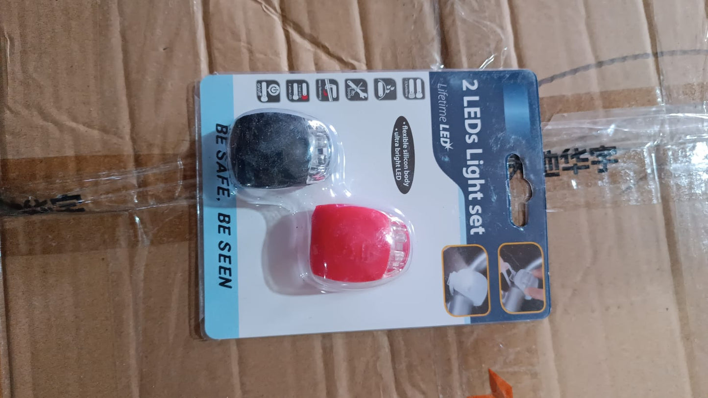 Silicone Led Bike Light Set (2 Pcs Set) - Happy Price - Image 7