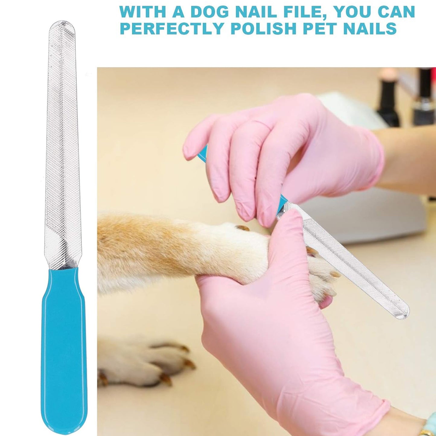 Pet Nail Clipper And Nail File Grooming Kit For Dogs And Cats (2 Pc) - Happy Price - Image 4