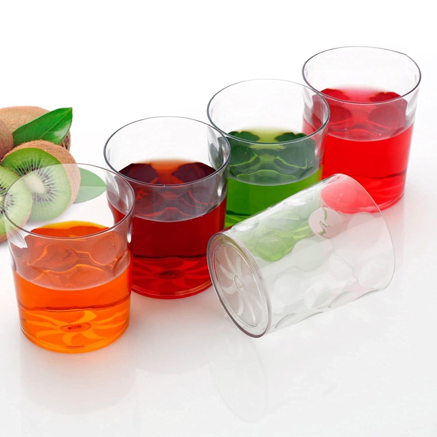 Magic Glass Clear Glass Bubble Water Juice Glasses (6 Pcs Set) - Happy Price - Image 5