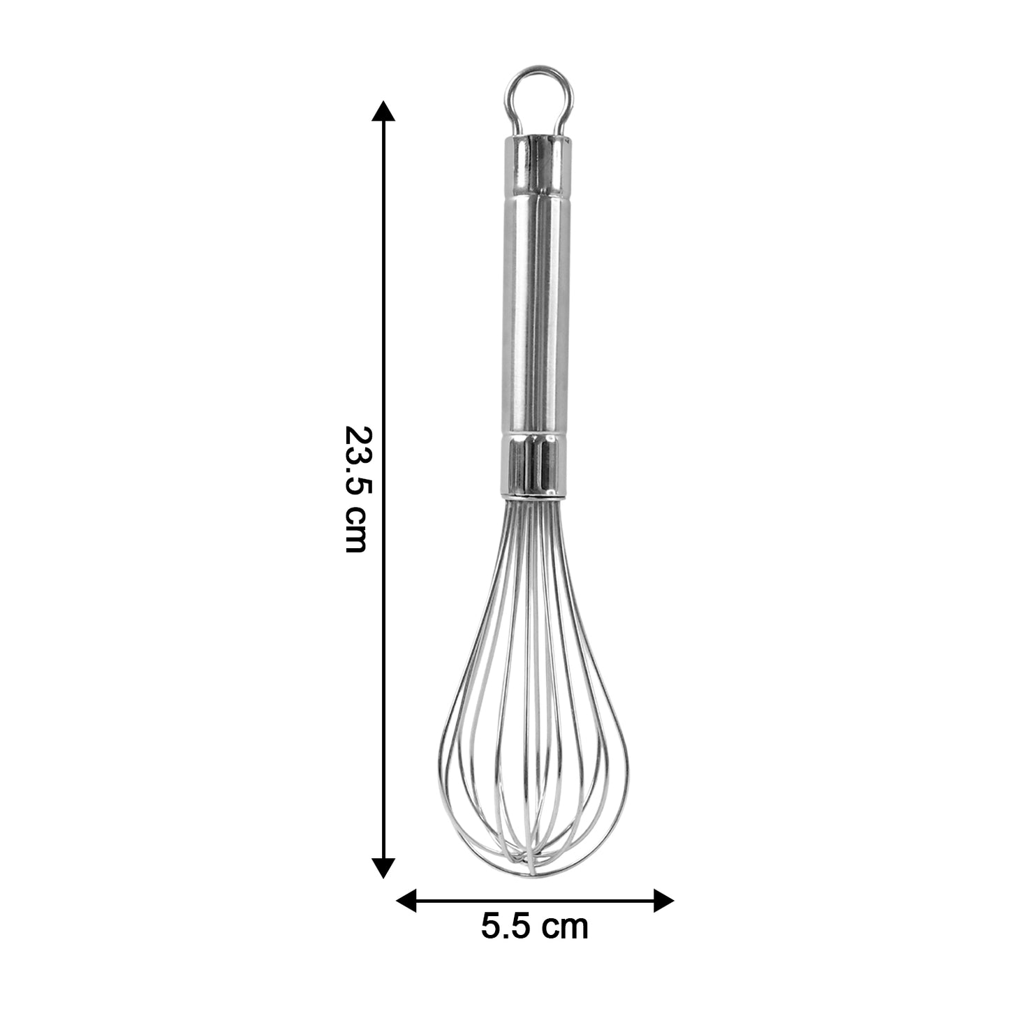 Apex Stainless Steel Small Hand Whisk for Baking & Cooking (1 Pc) - Happy Price - Image 3