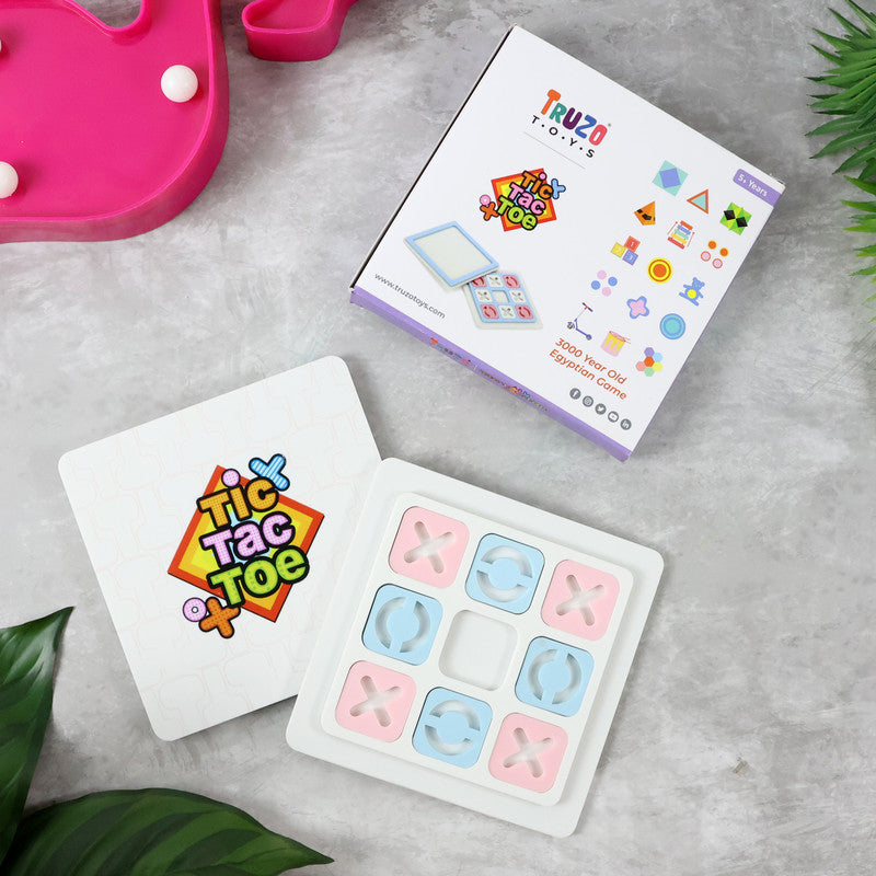 Classic Tic Tac Toe Strategy Board Game - 1 Set for Kids & Adults - Happy Price - Image 3