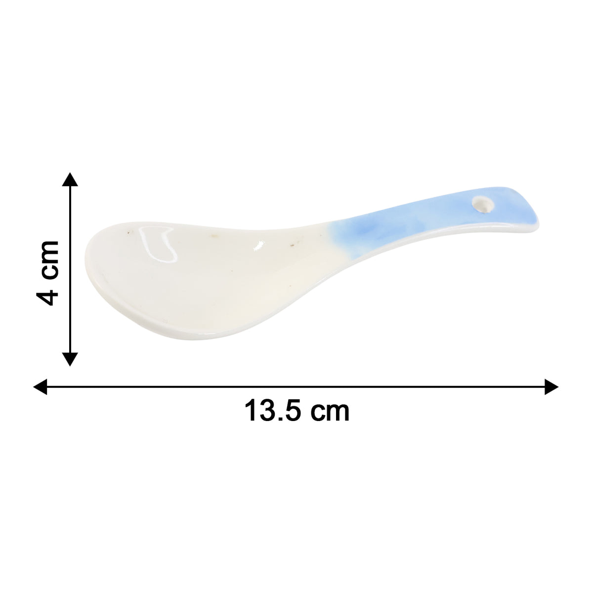 Ceramic Serving Spoon 14 cm - Heat-Resistant Ladle for Curries & Soups (1 Pc) - Happy Price - Image 4
