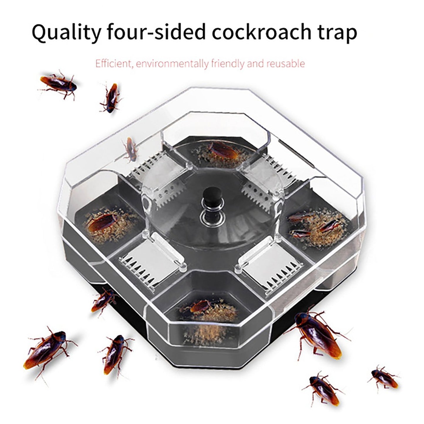 Cockroach Traps Box Cockroach Bug Roach Catcher Cockroach Killer - Happy Price - Image 7