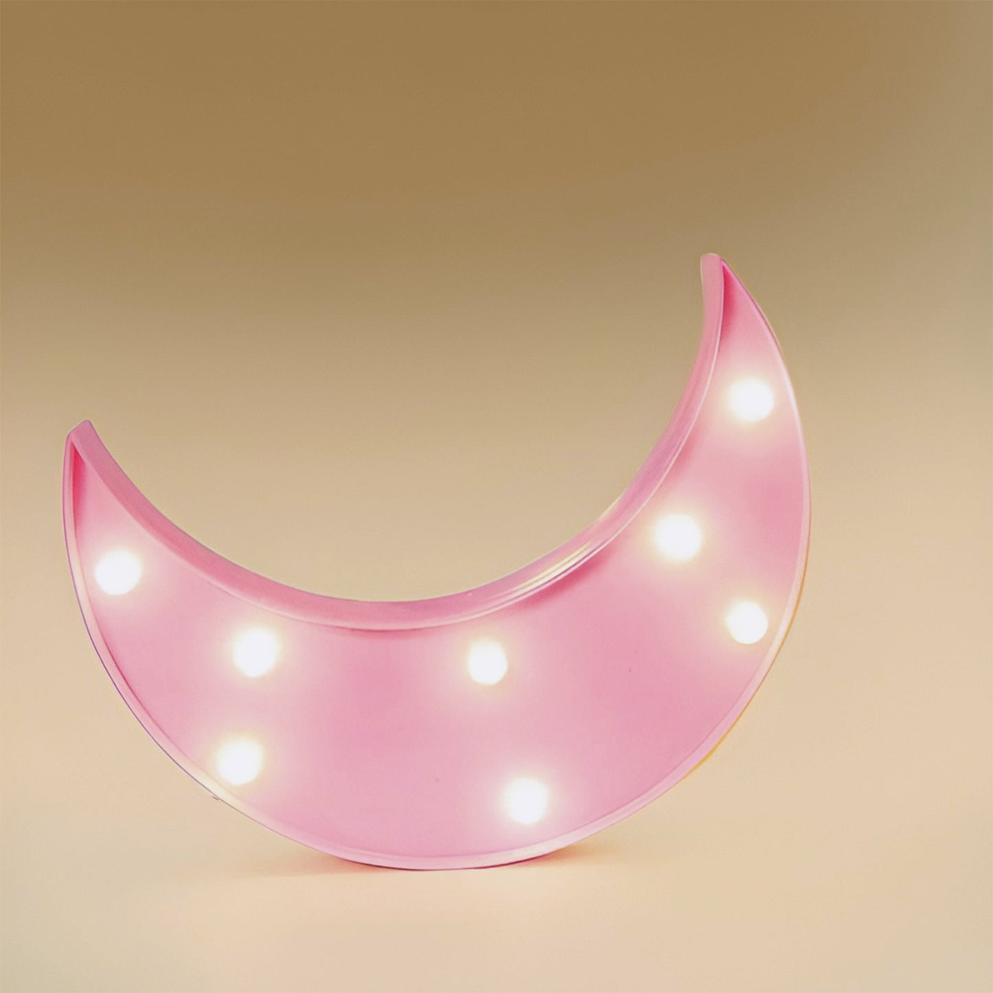 Moon Shaped LED Night Light - Battery Operated Decorative Lamp (1 Pc) - Happy Price - Image 5