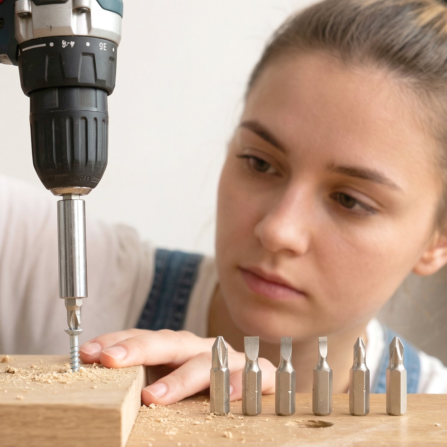 Mini Precision Screwdriver Bit Set With Magnetic Bit Holder (1 Set 6 Bit)