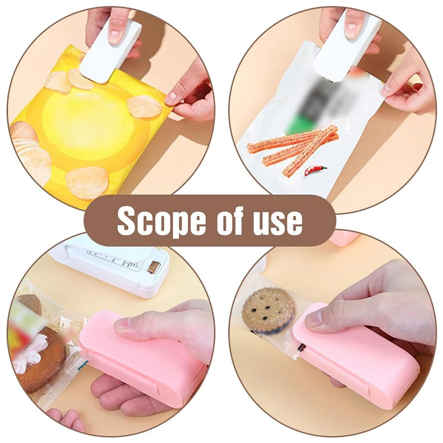 Portable Mini Heat Sealer Machine for Plastic Bags - 1 Pc - Happy Price - Image 4