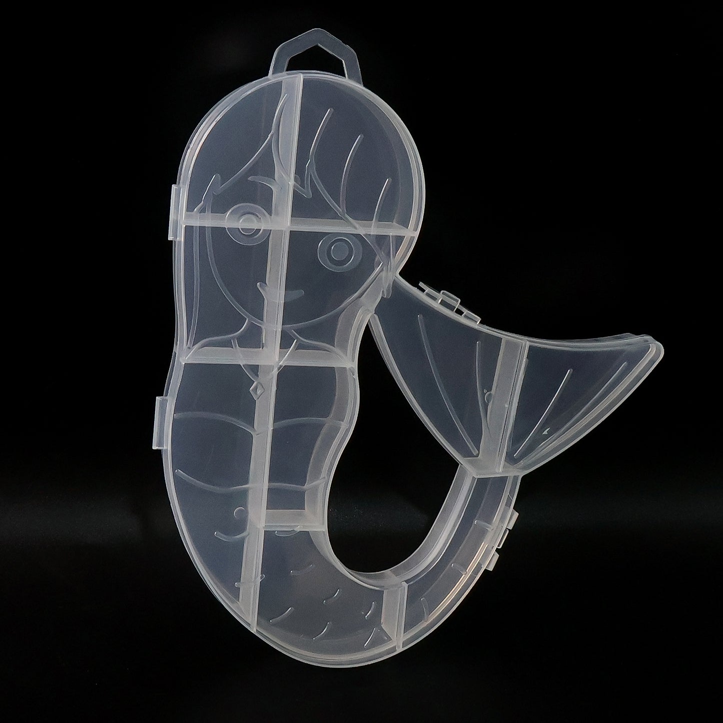 Mermaid Shape Plastic Storage Organizer Box (1 Pc) - Happy Price - Image 5
