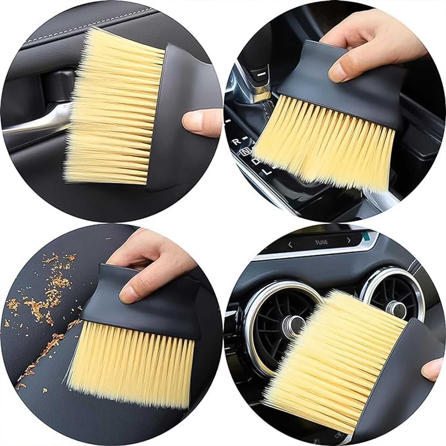 Multipurpose Soft Car Air Conditioner Cleaner Brush (1 Pc) - Happy Price - Image 3