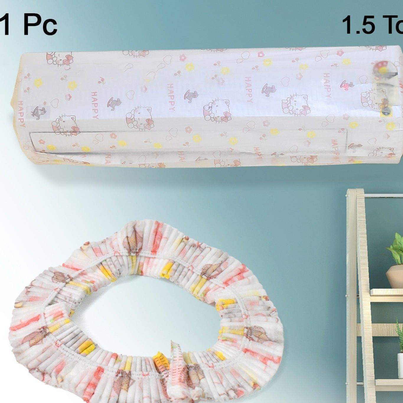 Air Conditioning Dust Cover - Folding Ac Cover For Protection (1 Pc) - Happy Price - Image 1
