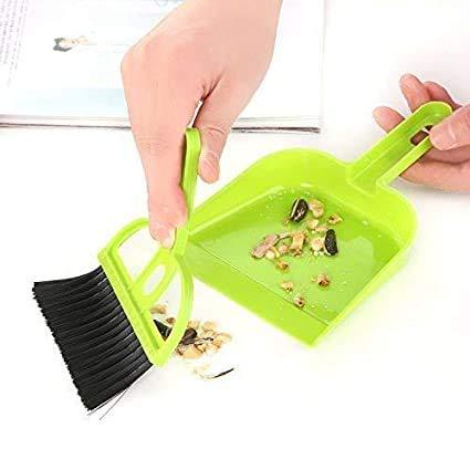 Mini Dustpan With Brush Broom Set For Multipurpose Cleaning - 2 Pcs - Happy Price - Image 3