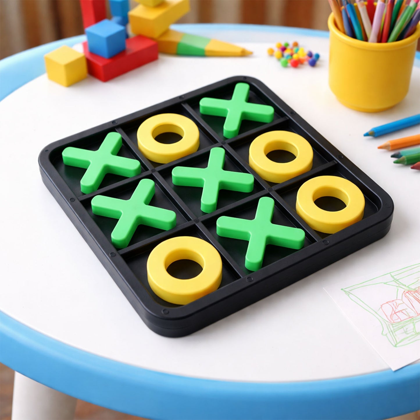 Classic Tic Tac Toe Board Game Set for Kids - 1 Set - Happy Price - Image 6