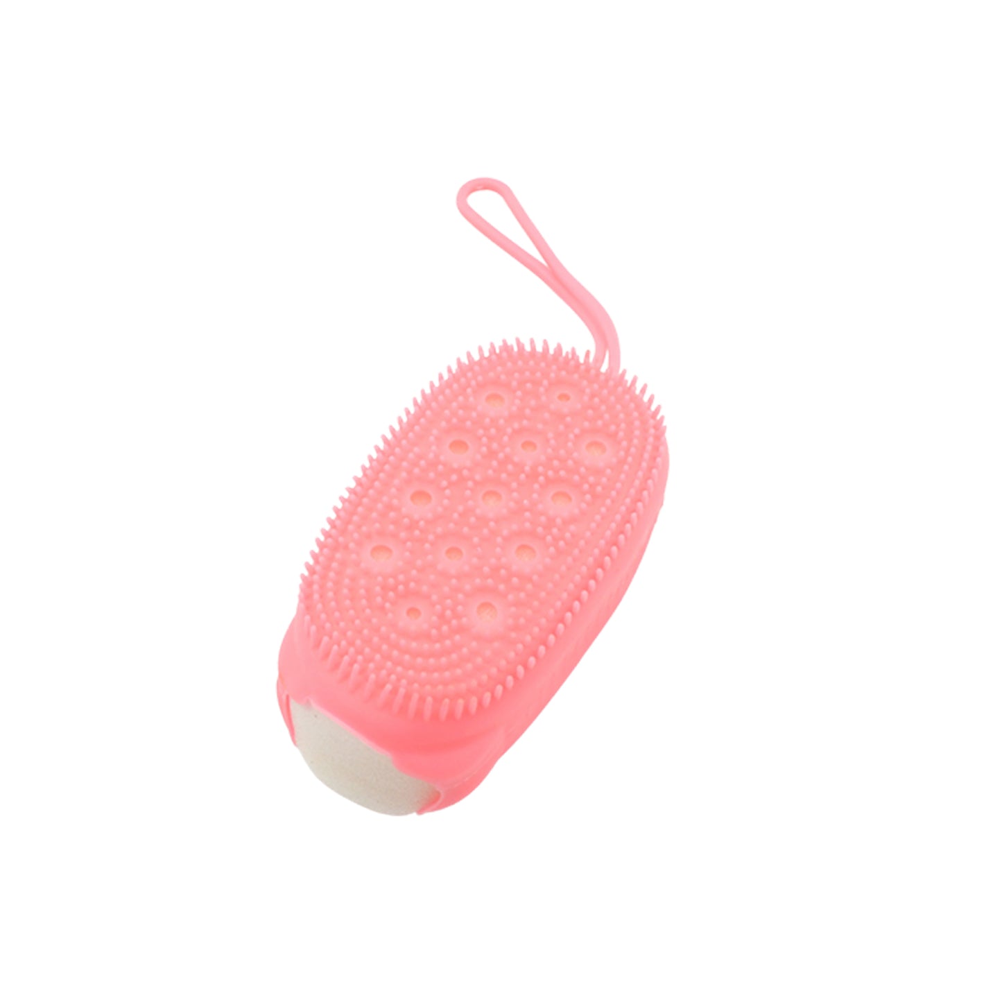 Silicone Super Soft Silicone Bath Brush Double-sided Body Scrubber Brush For Deep Cleasing Exfoliating Ultra-soft Scrubber(1 Pc) - Happy Price - Image 3
