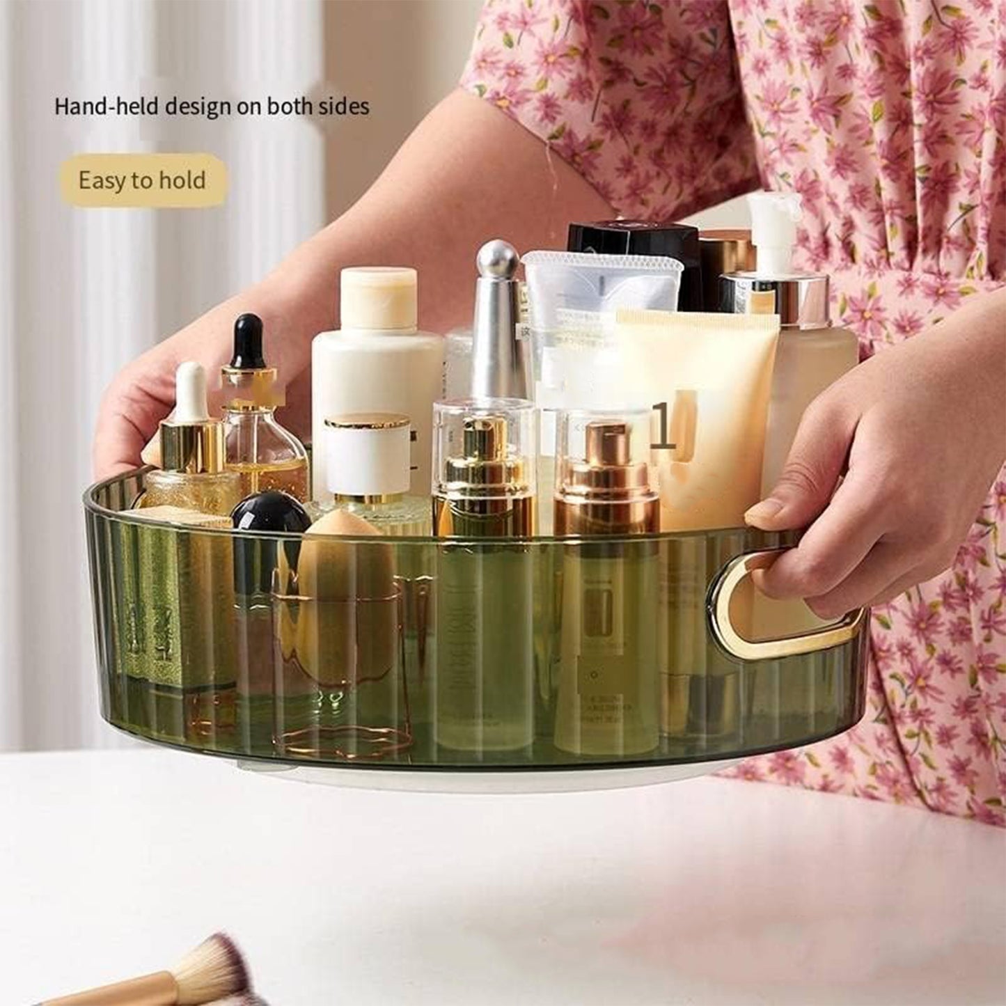 360 Rotating Multipurpose Storage Rack with Handles (1 Pc) - Happy Price - Image 3