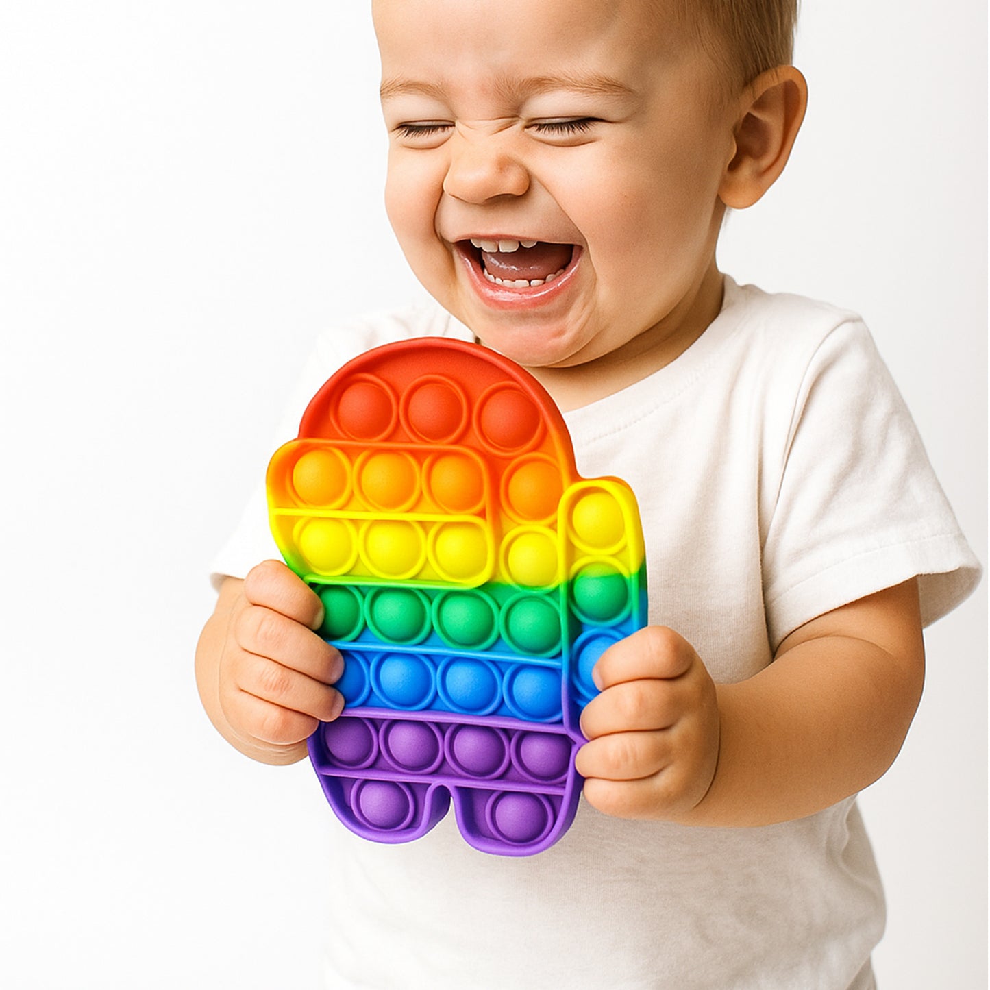 Astronaut Silicone Pop It Fidget Toy for Stress Relief (1 Pc) - Happy Price - Image 4