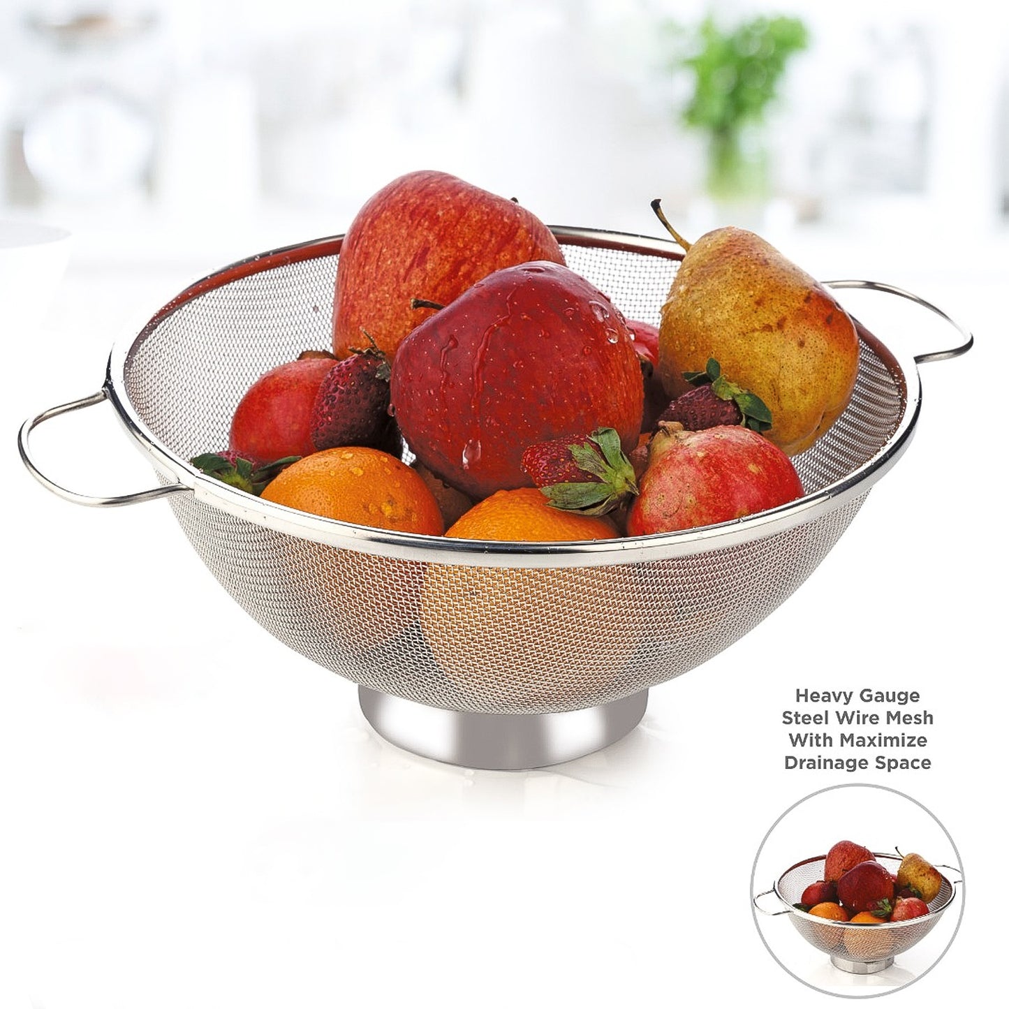 Apex Stainless Steel Mesh Colander - Happy Price - Image 6