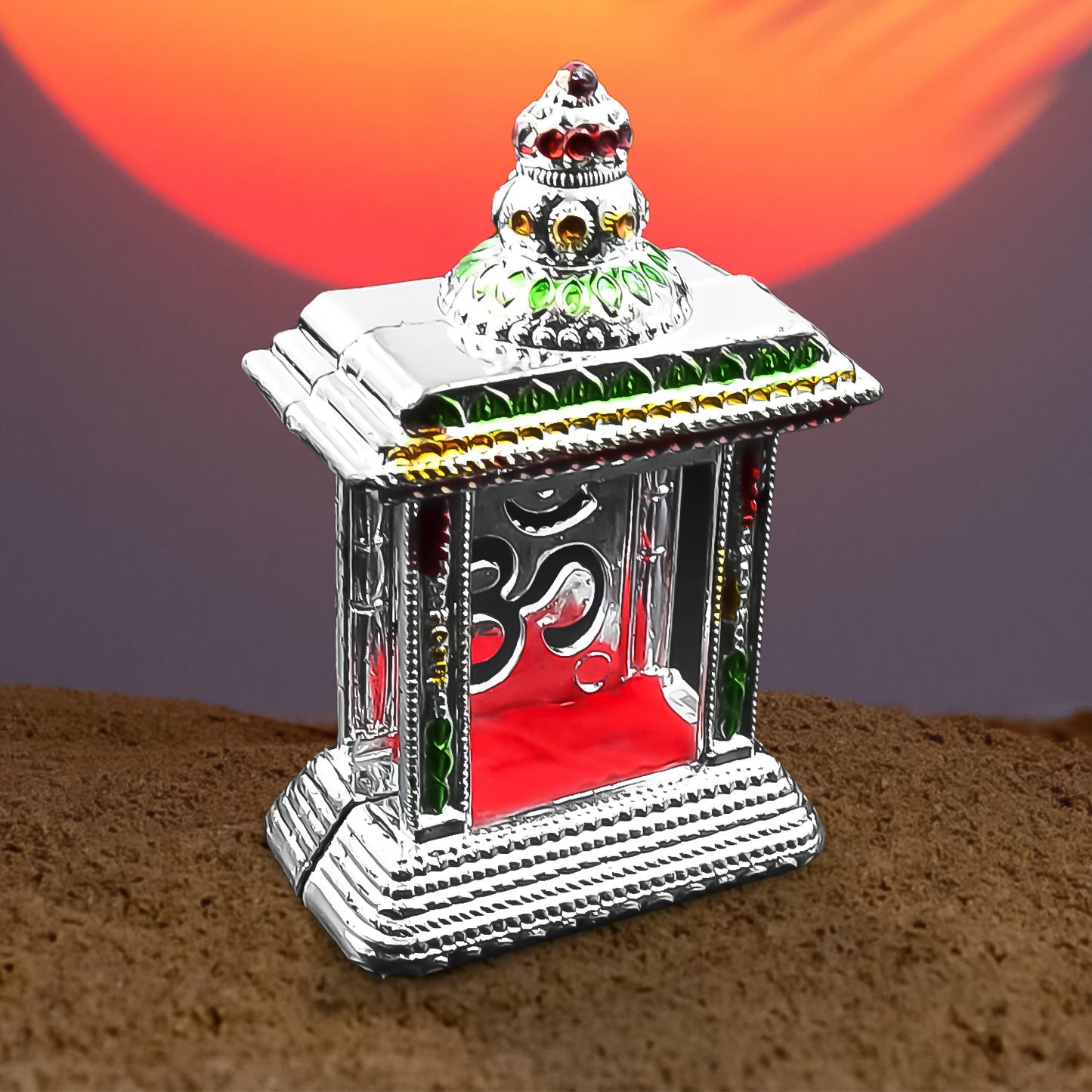 Adhesive Small Om Temple Car Dashboard Temple (1 Pc) - Happy Price - Image 6