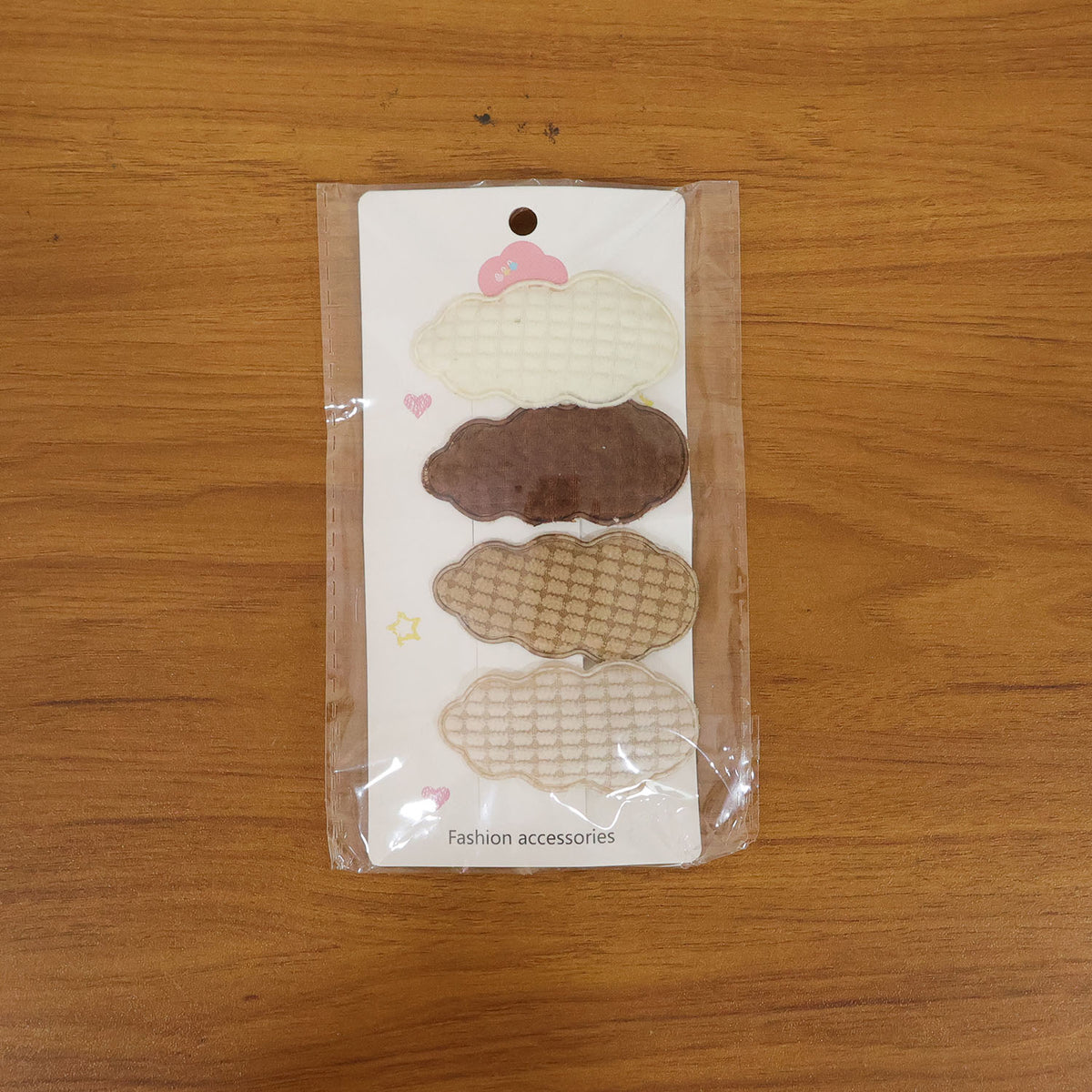Set of 4 Padded Cloud Hair Clips for Girls - Soft Quilted Fashion Accessories - Happy Price - Image 7
