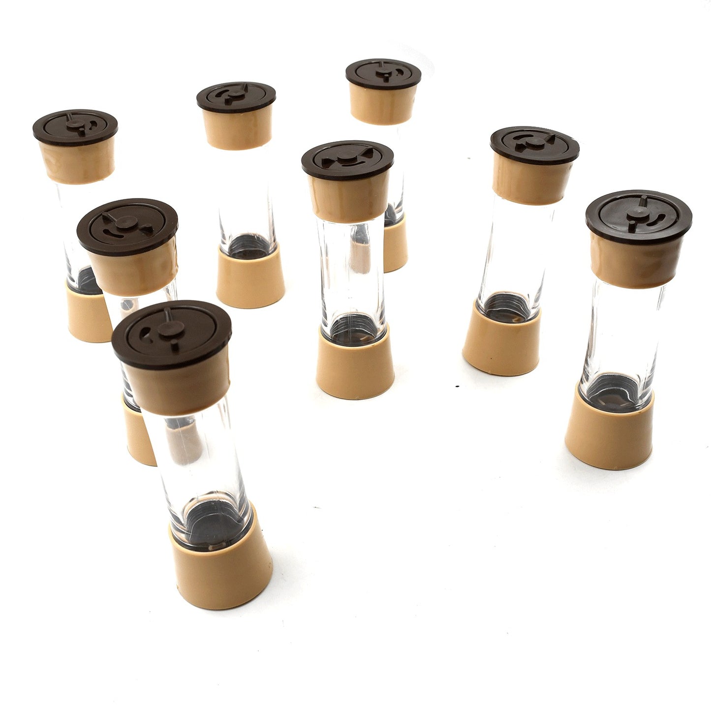 360 Revolving Spice Rack For Kitchen And Dining Table 8 Spice Jars With 120 Ml Condiment Set Herb Seasoning Organizer - Happy Price - Image 5