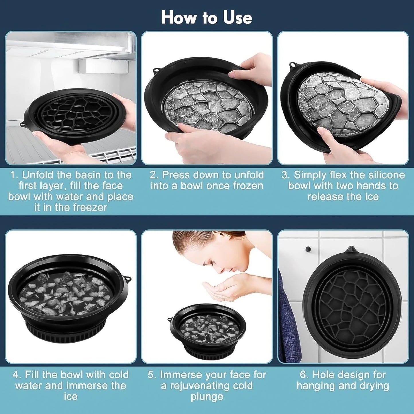 Facial Ice Therapy Bowl for Skin Cooling - 1 Pc - Great Price - Image 6