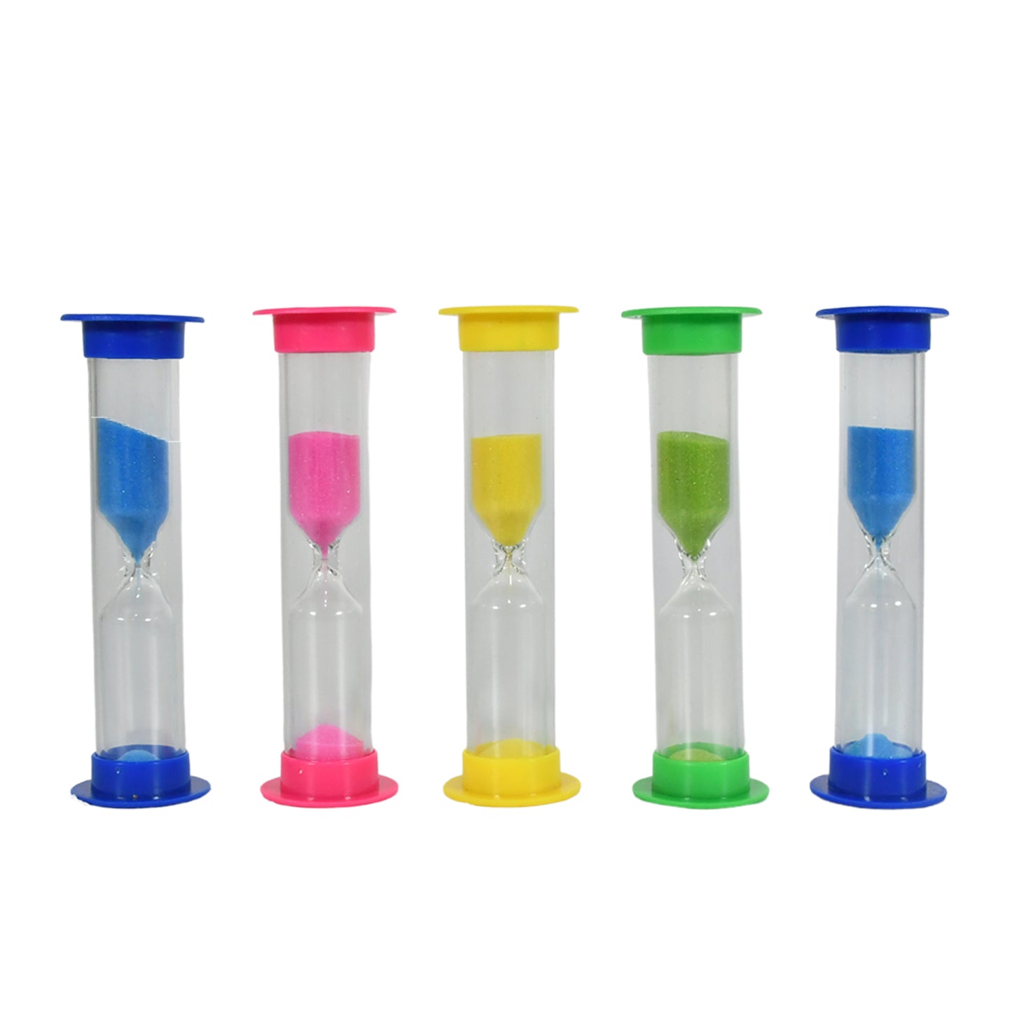 Sand Timer Plastic Hourglass Sand Glass Toy Sand Clock For Kitchen Office School And Brushing Teeth For Bathroom Timer Clock Children Hourglass Sand Glass Toothbrush Household Sand Clock (3 Min Approx 5 Pc) - Happy Price - Image 4