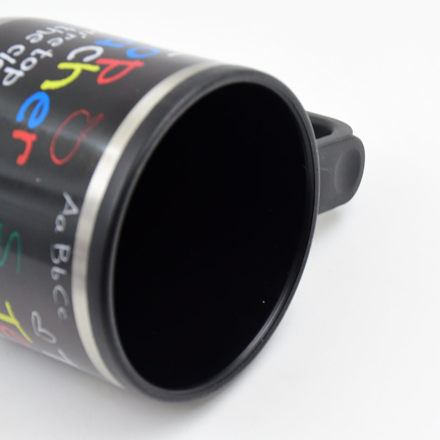 Stainless Steel Vacuum Glass Insulated Glass Coffee Cups Double Walled Travel Mug Car Coffee Mug (With Lid Handle) - Happy Price - Image 4