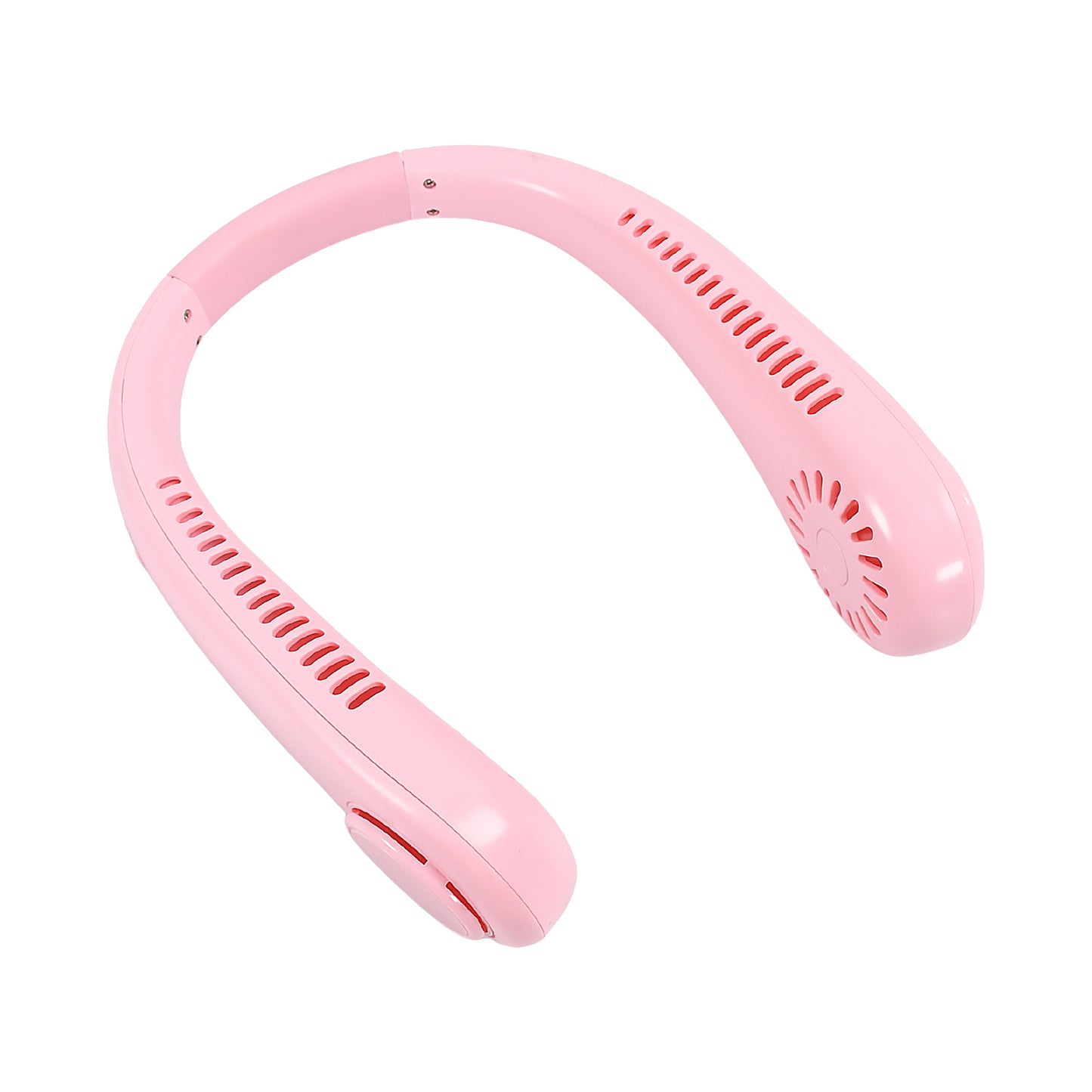Portable Neck Fan Holiday Hands Free Bladeless Neck Fan 360 Cooling Hanging Fan Usb Rechargeable Personal Neck Fan Wearable Neck Fan Suitable For Traveling - Happy Price - Image 2