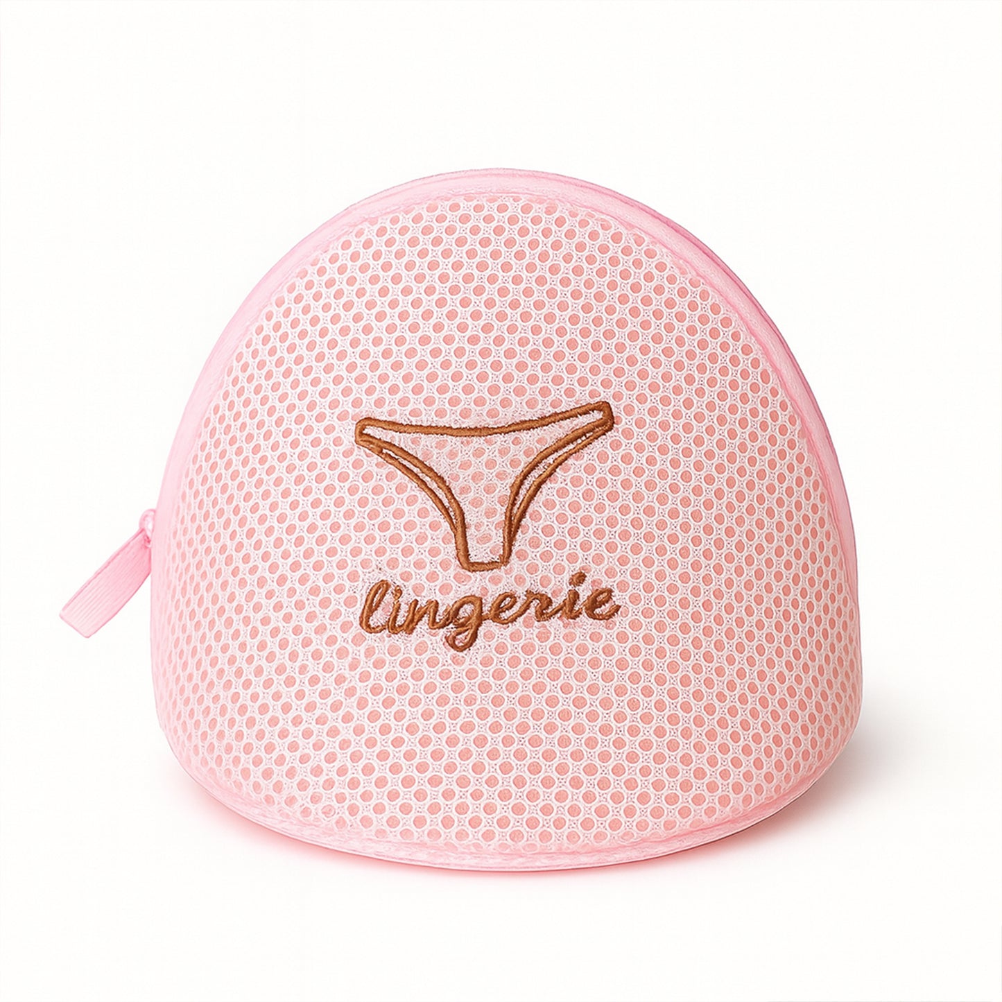 Dome Shape Lingerie Wash Bag with Zip Closure - 1 Pc - Happy Price - Image 2