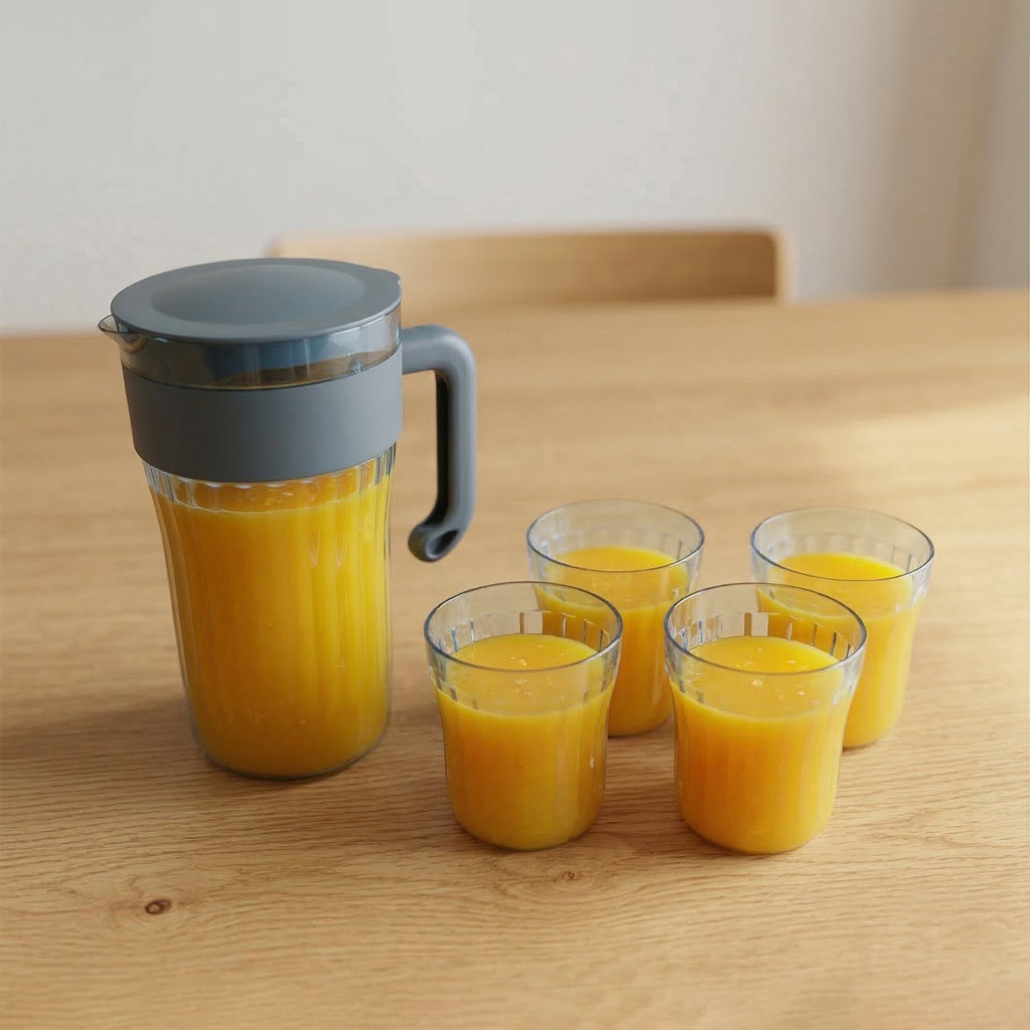 Plastic Jug and 4 Glass Set for Water, Juice - 1 Set - Great Price - Image 6