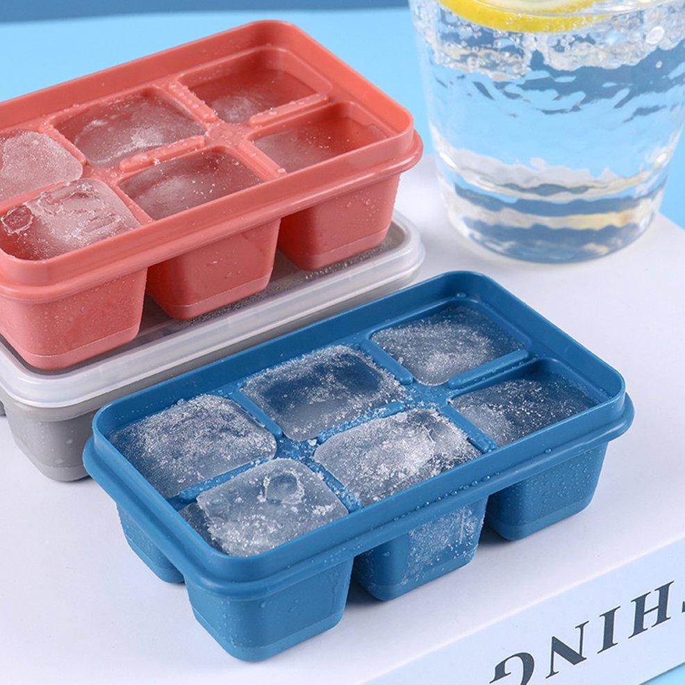 6 Grid Silicone Ice Cube Tray for Home Kitchen - Happy Price - Image 2