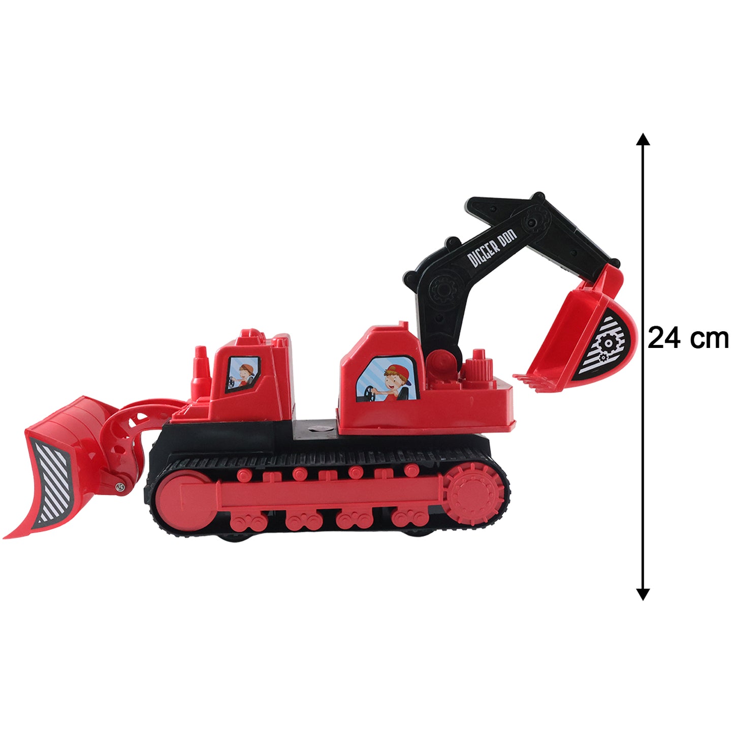 Digger Don Construction Track Toy - 1 Pc Excavator Vehicle for Kids - Great Price - Image 5