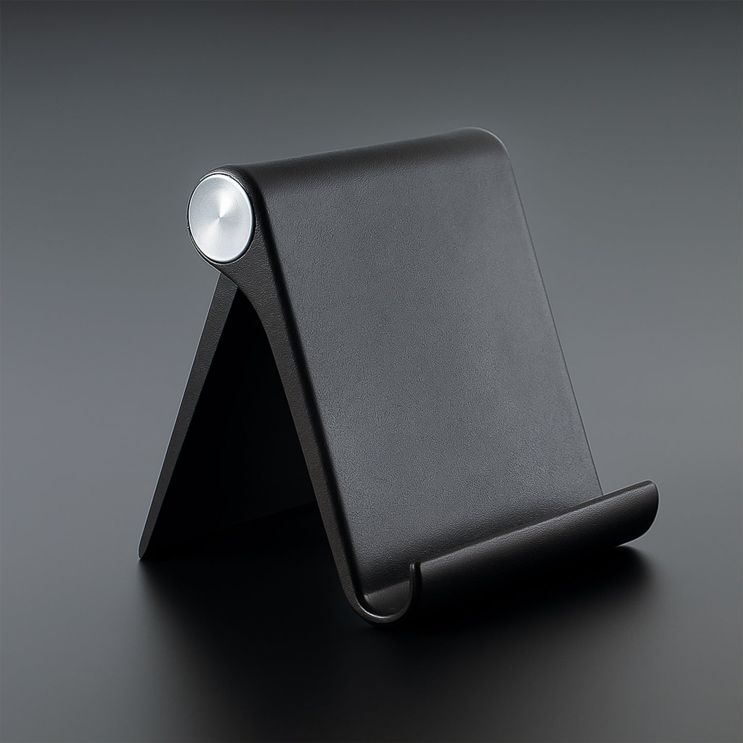Black Foldable Plastic Mobile Stand for Desktops (1 Pc) - Happy Price - Image 3