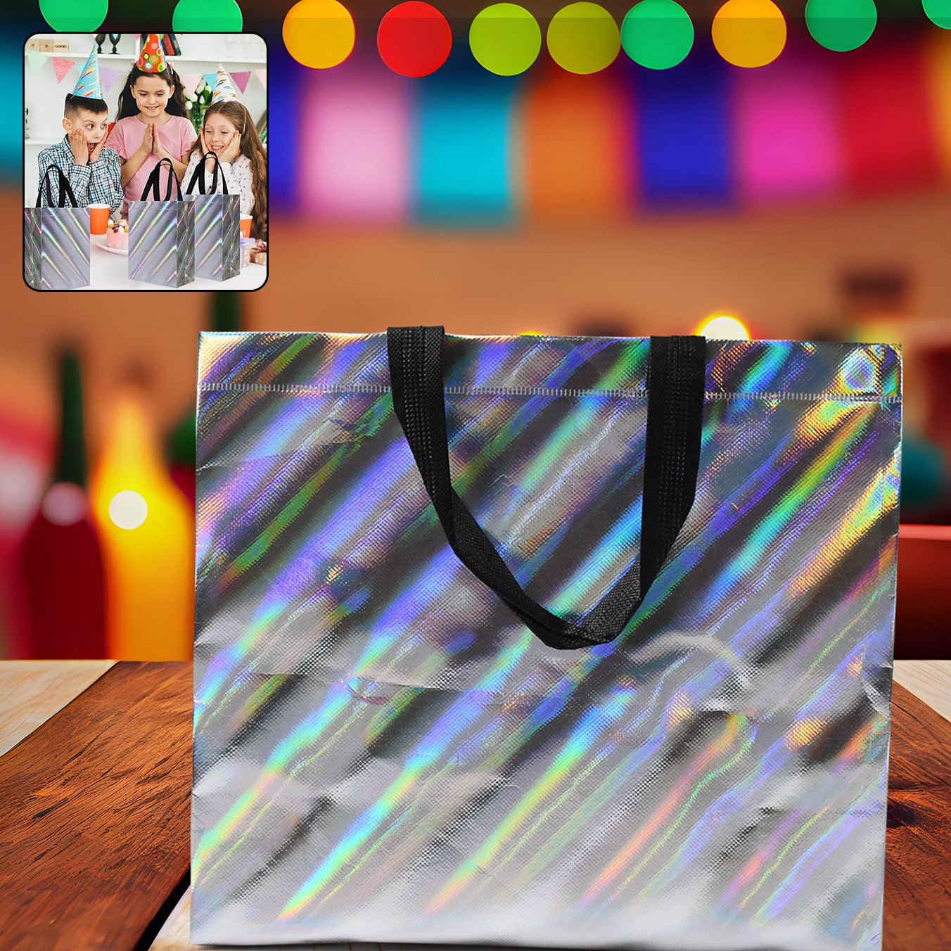 Birthday Gift Bag Reusable Party Gift Bags (1 Pc Mix Design) - Happy Price - Image 1