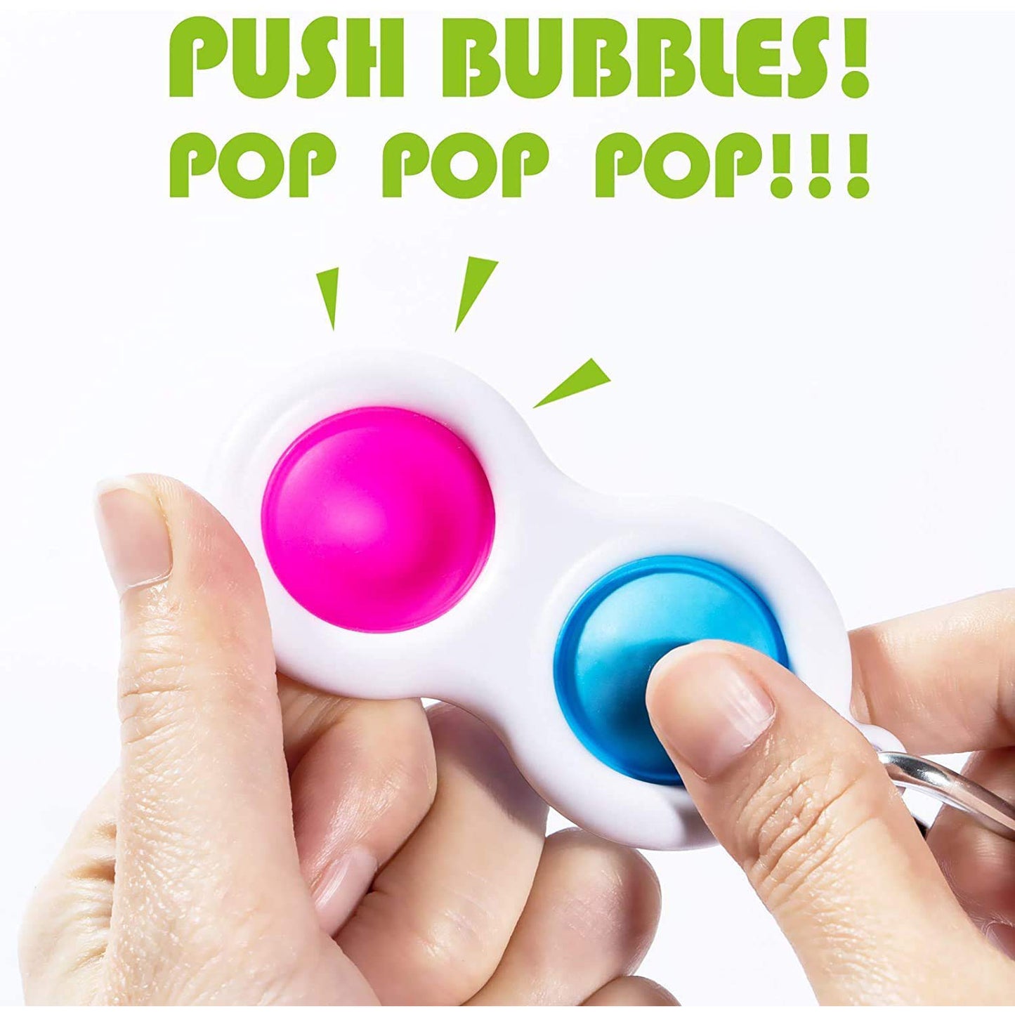 Simple Dimple Fidget Toy Mini Keychain - Happy Price - Image 5