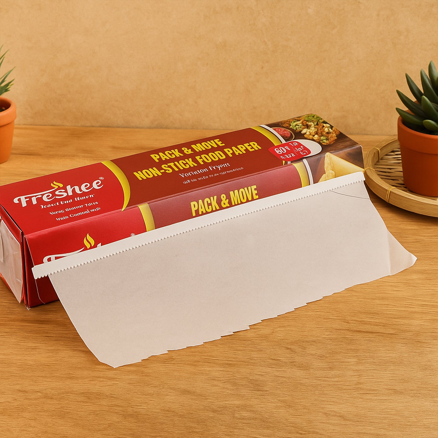 HappyPrice Non-Stick Food Paper Roll - 45 Meter Total Length, 300mm Width - Happy Price - Image 2