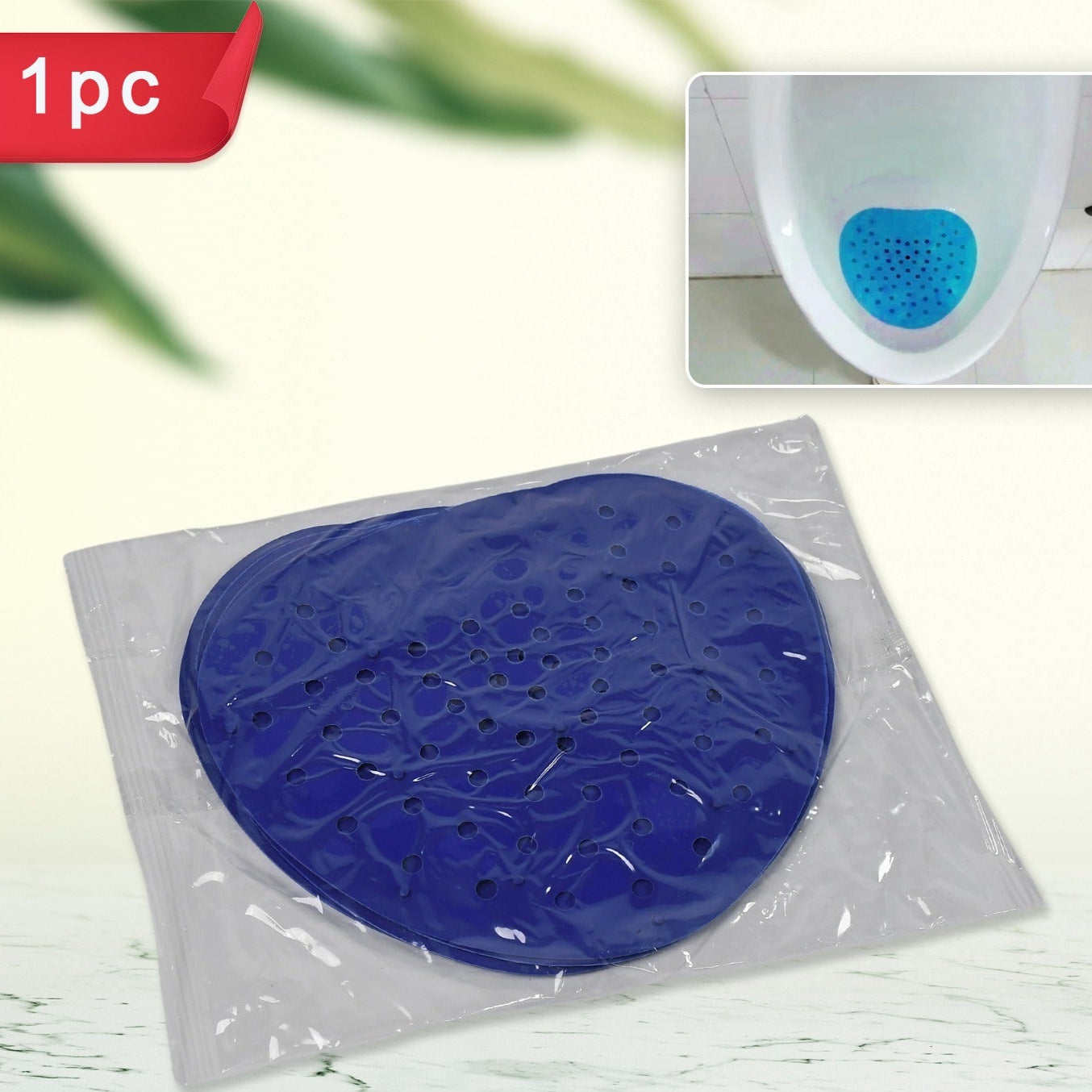 Urinal Screen Deodorizer Scented Urinal Screen Lasting Fragrance Silicone Clean Descaling ( 1 Pc ) - Happy Price - Image 1