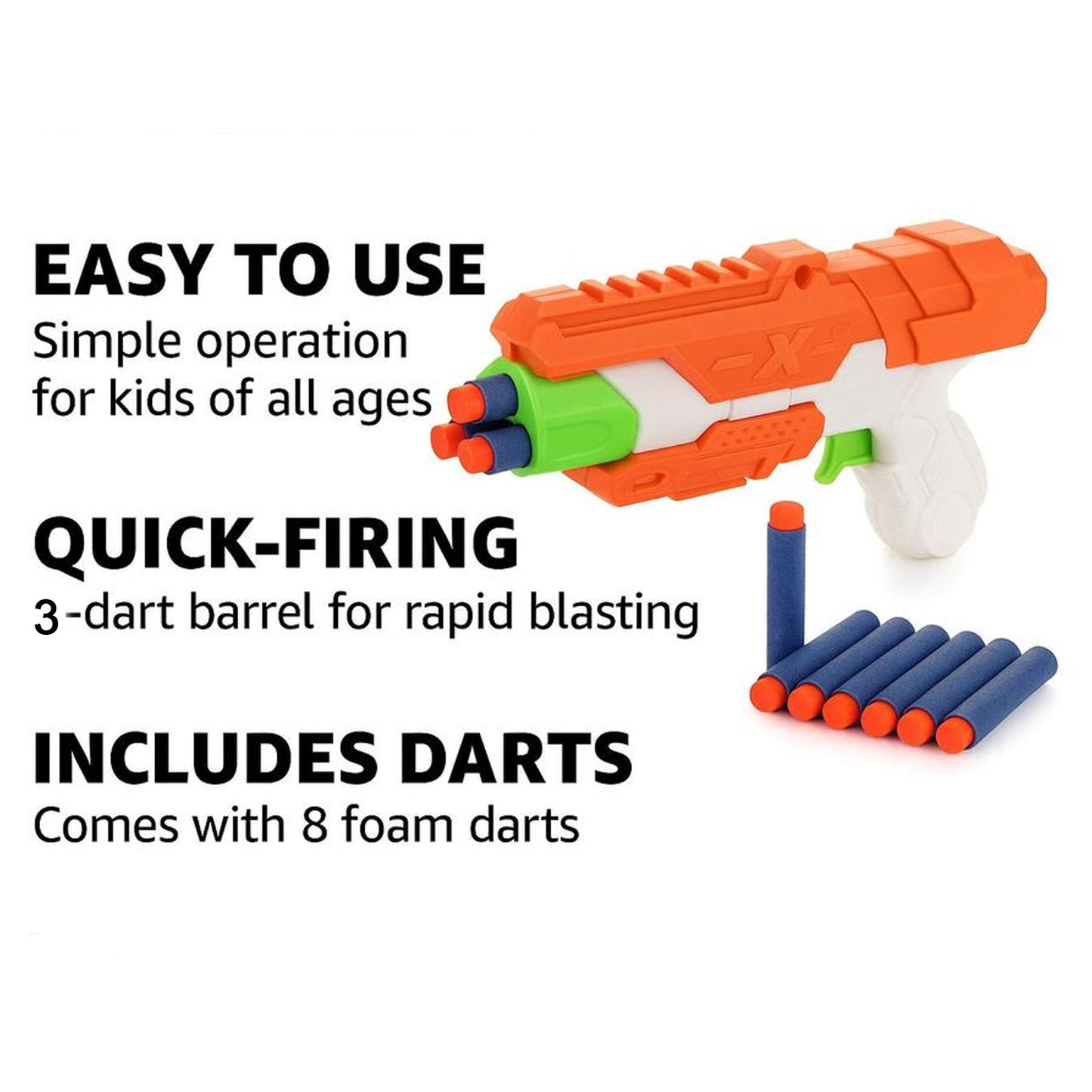 Z Master Toy Gun With Foam Bullets Compact Shooting Toy For Kids - Happy Price - Image 5