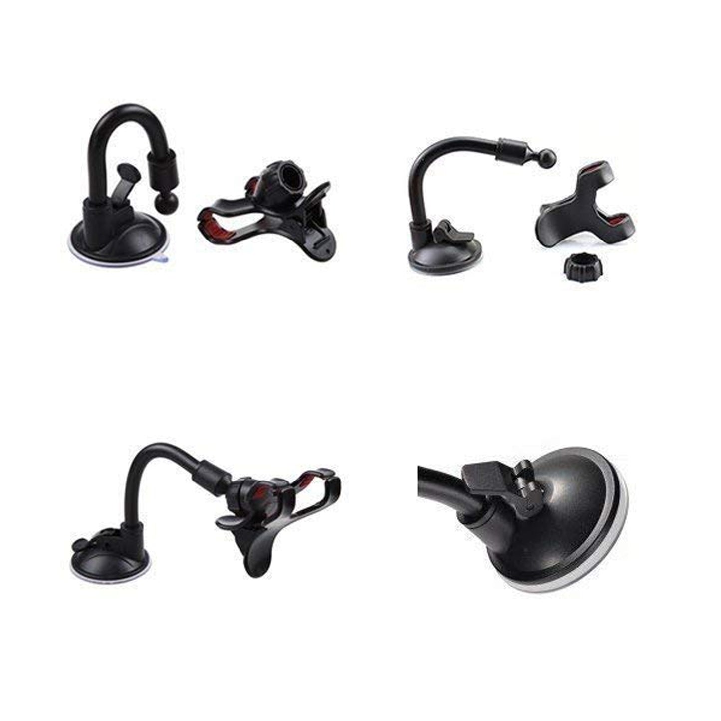 Flexible Mobile Stand Multi Angle Adjustment With 360 Degree Adjustment For Car Home Use Mobile Stand - Happy Price - Image 7