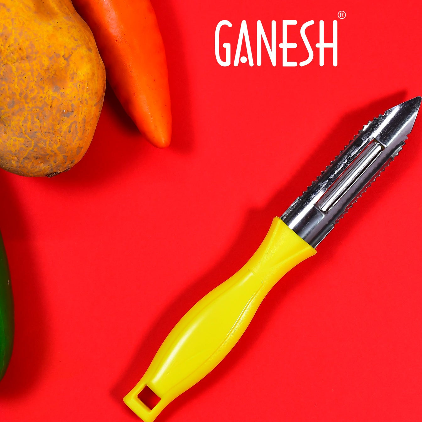 Ganesh Stainless Steel Classic Peeler - Happy Price - Image 1